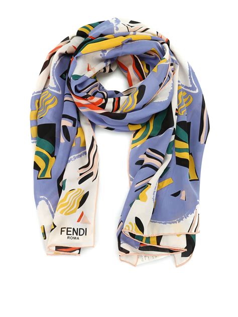 fendi silk scarves|Fendi silk scarf women's.